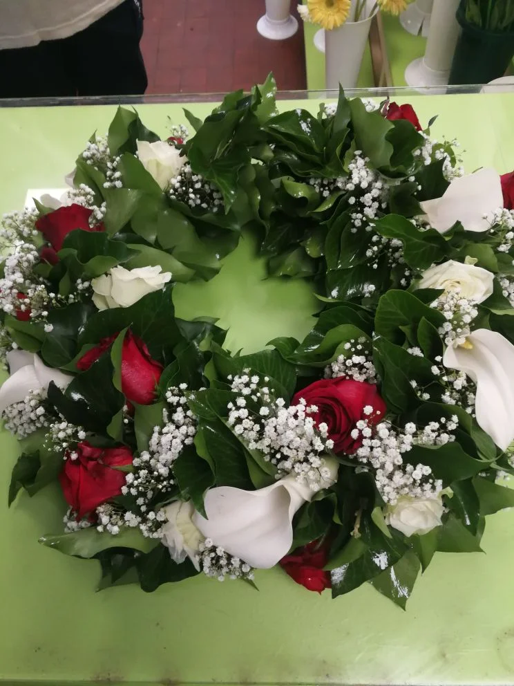 Bordó rózsa urna dísz (UD-18)